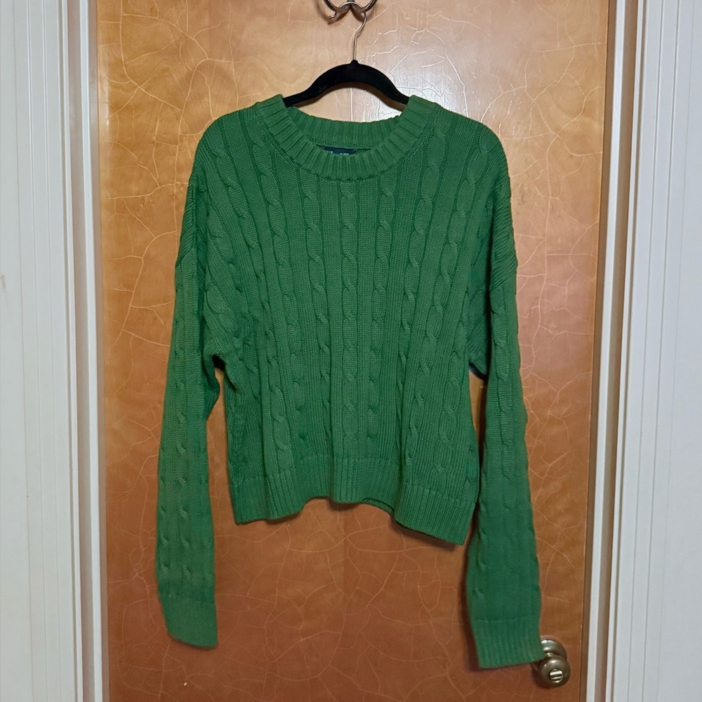 Gap Emerald Cable Knit Sweater - image 1